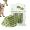 Cat Grass Sticks Freeze Dried Snacks Catnip Biscuits Teething Digestive Aid Scientific Ratio Nutrition Fattening Pet Foods