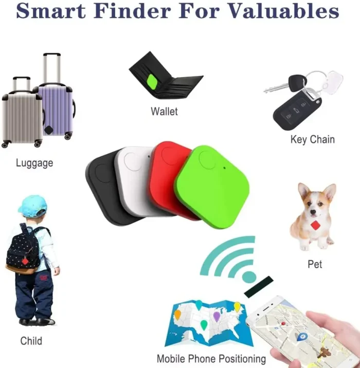 Mini Portable Tracking Electronic Pet Dog Key Finder Pet Cat Tracker Location Smart Pet Wallet items Tracker Anti-lost Alarm