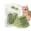 Cat Grass Sticks Freeze Dried Snacks Catnip Biscuits Teething Digestive Aid Scientific Ratio Nutrition Fattening Pet Foods