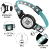QR ID Tag + GPS Tracker holder + Cat collar Breakaway for apple airtag, Kitten Collar with Bell Fits Cats Gatos Puppy waterproof