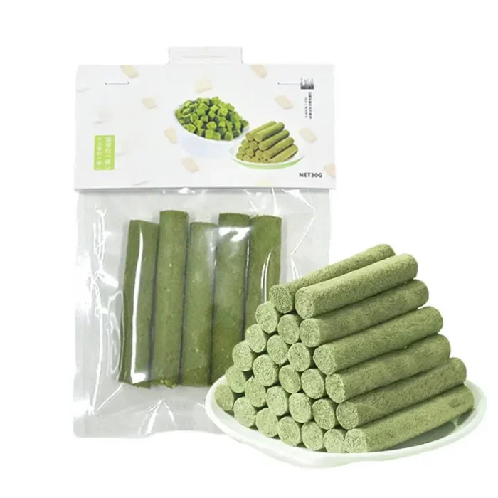 Cat Grass Sticks Freeze Dried Snacks Catnip Biscuits Teething Digestive Aid Scientific Ratio Nutrition Fattening Pet Foods