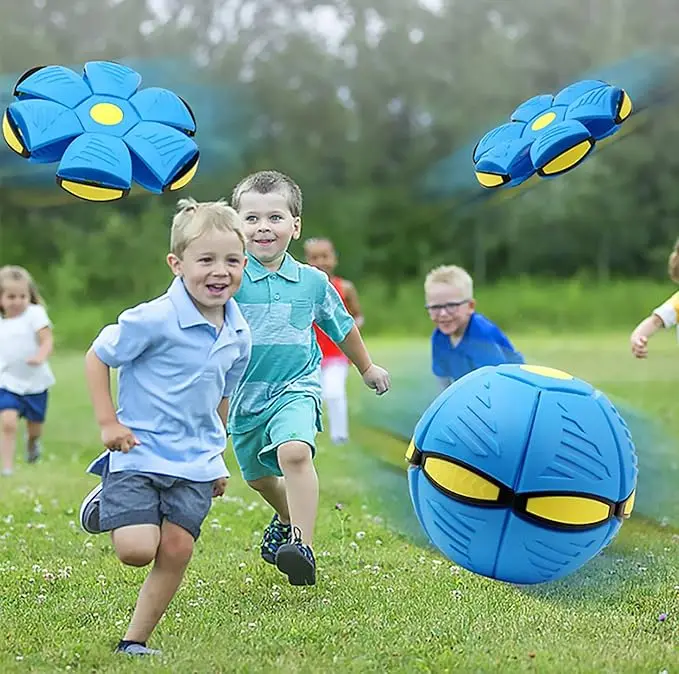 Flying Saucer Bouncing Ball Is A Durable Elastic Fun Dog Pet Toy Suitable for Outdoor Activities Exercise Parent Children Toy