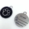 Multi Functional QR Code Metal Dog Tag Keychain Free Customization Exclusive Information Phone Address Anti Loss Durability