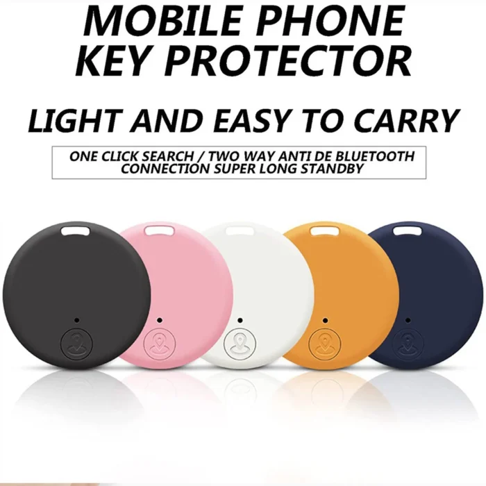 Pet Finder Cat Dog GPS Bluetooth 5.0 Tracker Anti-Lost Device Round Anti-Lost Device Pet Kids Tracking Smart Finder Locator